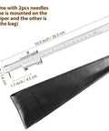 Heavy Duty 8 Inch Stainless Steel Scriber Caliper With Raw Hardened Carbide Scribe Needles for layout marking and tool storage.
