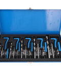 Thread Repair Kit 131Pcs Set With Metric Wire Inserts Taps Drills And Wrench For M5 M6 M8 M10 Screw Hole Repair Storage Box Included