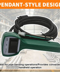 Heavy Duty Pendant Switch Control Unit With Cable One Pack Replacement OEM Style For Electric Conduit Pipe Bender Models 555 853 854 Quad Bender Tugger Wire Puller, green handheld switch