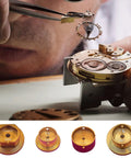 Watchmaker using Lightweight 23g Watch Movement Holder With 31mm Base For Mechanical And Quartz Watches Pro Grade Tool