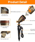 Solid Brass 12V Low-Voltage Wired Landscape Lighting Set Built Tough For Outdoor Spaces, detail view of components