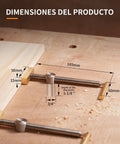 Three Quarter Inch Bench Dog Clamp Set For Woodworking Adjustable Workbench Stop Low Profile Clamp Kit For Fast Holddowns And Custom Bench Tops Ideal For Home Workshops And Professional Shops. Dimensions shown on 3/4in brass bench dog clamp