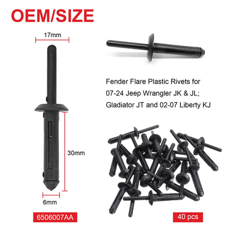 Jeep Wrangler Fender Clip Kit 161 Pieces Premium Push Pins Rocker Molding Clips Grill Bumper Pins For 2007 To 2022 JL JK And 2005 To 2010