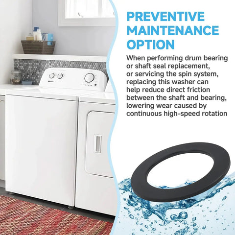 Heavy Duty Drum Bearing Washer Replacement For GE Top Load Washing Machines Smoother Than Butter Appliance Repair in a laundry room