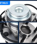 Front Wheel Hub And Bearing Assembly Compatible With Cadillac Escalade 2002-2006 Front RWD Chevrolet Avalanche details