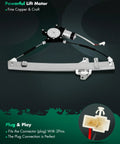 Front Driver Side Power Window Regulator With Motor For Chevrolet Spark 2013 2014 2015 Chevy Spark EV 2014 2016 showing motor and 2-pin connector.