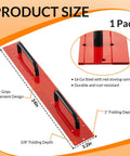 24 Inch Steel Sheet Metal Folding Tool With Grips For Standing Seam Roofing Panels Drip Edge Bender Hand Tool Pro Grade Red
