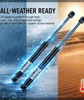 Front Hood Struts Lift Supports Shocks for Lexus RX350 2010 to 2015 and RX450h 2010 to 2015, all-weather steel supports