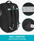 Padded Car Seat Travel Bag For Airplane Use Fits Doona Car Seat Stroller With Isofix Base Lockable zipper and reinforced stitching