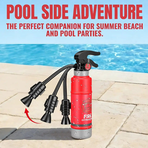 Super Heavy Duty Pump Action Fire Extinguisher Water Gun For Kids Hella Fun Summer Beach Splash Toy For Pool Parties And Big Time Backyard Soak Sessions