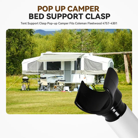 Two Pack Pop Up Camper Bed Support Clasp Quick Release Center Bow Connector with Coleman Fleetwood 4757 4301 camper