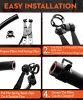 Step-by-step guide with pliers installing 324 Piece Spring Hose Clamp Kit With 6-38mm Range, for leaks fixes and seals.