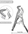 9 Inch Locking Vise Grip Plier With Nose Jaw For Sway Bar Link Removal Welding And Pipe Clip Repair Heavy Duty Vice Grips
