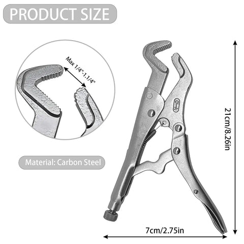 9 Inch Locking Vise Grip Plier With Nose Jaw For Sway Bar Link Removal Welding And Pipe Clip Repair Heavy Duty Vice Grips