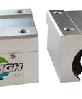 Beefy 1000mm Linear Guide Rail Set With SBR20UU Blocks For CNC Machines And 3D Printers, Pro Grade 20mm Rails, 45mm Wide, Includes One Rail And Two Preloaded Blocks, Ready To Install And Go. SBR20UU block close-up