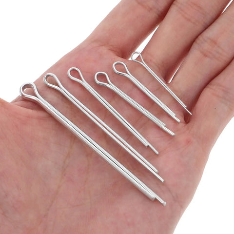 Stainless Steel Cotter Pins Set Assortment Kit With High Strength Hairpin Pins For Automotive Mechanics And DIY Projects Assembly Retaining Wire Fasteners