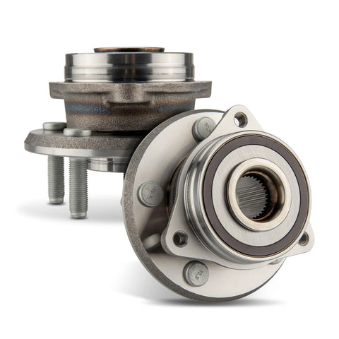 Exact Replacement Front Wheel Bearing And Hub Assembly Pair For 2011-2021 Jeep Grand Cherokee, 2011-2023 Dodge Durango, And 2022 Grand Cherokee WK With 5 Lug Pattern, Premium Quality Hub Bearing For A Smooth Quiet Ride