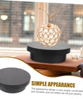 Electric Rotating Jewelry Display Turntable Motorized Showcase Stand For Photography Props With Rechargeable Battery Safe Gentle PVC Build Smooth Spin Mini Tabletop Rack With Jewelry Displayed