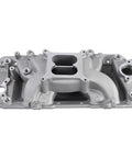 Chevy Big Block Air Gap Aluminum Intake Manifold Dual Plane For 1966-2000 BBC V8 Engines 396 402 427 454 top view