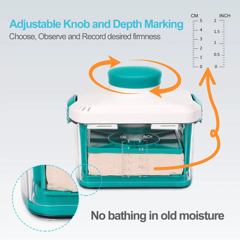 Vegan Adjustable Tofu Press For Quick Water Removal From Silken To Firm And Extra Firm Tofu In 10 To 30 Minutes Without Cracking