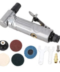Bad Boy Right Angle Pneumatic Air Die Grinder With Variable Speed And 20000 RPM, includes various polishing and grinding attachments.
