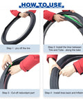 How to use 2 Pack Road Bike Tire Liners 1mm Thick Anti Puncture Protectors Fit 12, 16, 18, 20, 24, 26, 27.5, 29 and 700C Wheels