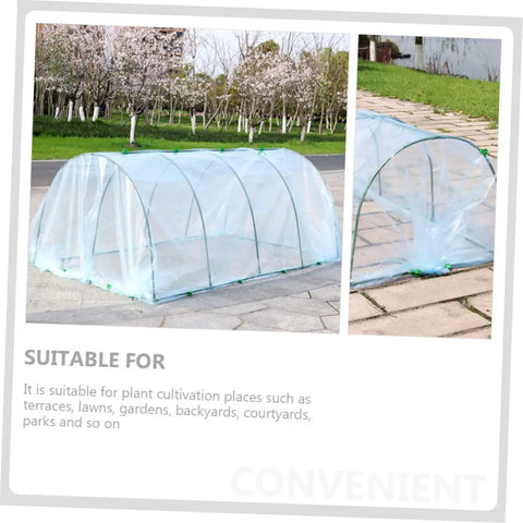 Greenhouse Support Bracket And Plant Cover Kit For Raised Beds All Season Rainproof Frost Shield Outdoor Indoor Garden Accessory Durable Plastic Material Easy DIY Setup Options
