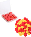 Totally Kid Approved Two Color Counters 100 Pack In Heavy Duty Plastic Case for math exercises and games