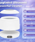 Top Shelf Upgraded Ultrasonic Retainer Cleaner With Uv Sterilization And 45Khz High Frequency Bubble Action for deep cleaning braces.