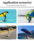 Application scenarios for Portable Inflatable Windsurfing Wing For Windsurfing Kitesurfing Wing Surf Foil Surf And Sailboarding Five Square Meters With Window No Fuss Setup Durable Construction For All Water Sports