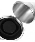 Open silver Drift Ready Racing Car Oil Tank Hydraulic Reservoir Cup showing interior details for brake and clutch control.