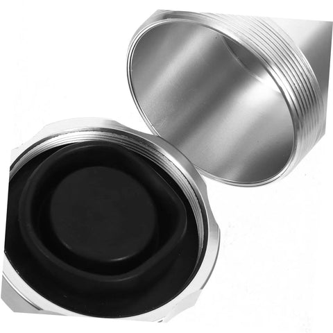 Open silver Drift Ready Racing Car Oil Tank Hydraulic Reservoir Cup showing interior details for brake and clutch control.