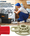 Washer Driven Hub Kit With Basket Sleeve Replacement For Washing Machines Fits Whirlpool Kenmore Maytag VMW Replaces W10528947 W10396887 AP5665171 PS6012095 MVWC565FW0 MVWX655DW0 52719, red sleeve and hub