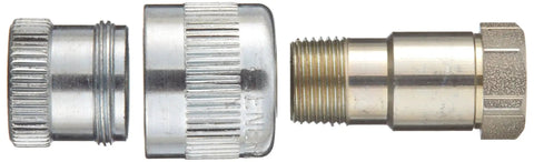 3/8 Inch NPTF Female Half Hydraulic Coupler A-604 For Hand Pumps, Medium Duty System, Fits With AH-604, Max Flow 462 in³/min, Dust Cap