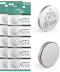 Rock Solid CR2025 Battery 3V Lithium Coin Cell Pack 10 Count With Kickin Power For Key Fobs Car Remotes Desktop Calculators And Home Electronics Boasting Legit Charge And Five Year Shelf Life. Battery pack with multiple CR2025 cell batteries.