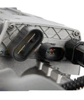 Close-up of Premium Electric Power Steering Gear Rack For Audi A6 4G1423055 connectors for safe high speed driving performance.