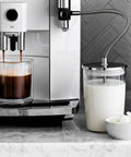 Hella Durable Stainless Steel Milk Tube For Jura Coffee Rigs S8 E8 Z6 X8 Pro Gen Two dairy system with E8 espresso machine.