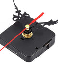 Clock Movement Parts Replacement Repair Tools Kit For DIY Clock Makers And Hobbyists Pro Grade Repair Set with black hands