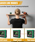 Digital Angle Finder With Laser And Magnetic 4-Side Inclinometer, Pro Grade Precision, ±0.1° Accuracy, 0.05° Resolution, Backlit Display, Measures Degrees And Percent, Fast One-Hand Operation, Built For Builders And DIY Pros. wall shelf alignment with laser line modes