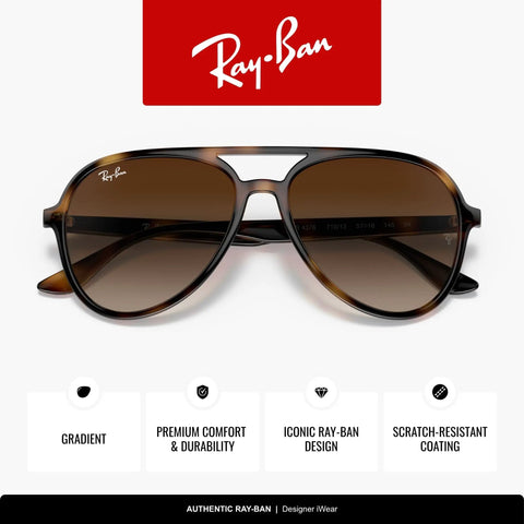 Unisex Havana Tortoise Pilot Sunglasses With 57mm Brown Gradient Lenses Lightweight Plastic Frame For All Day Comfort Classic Pilot Style Eyewear For Men And Women Everyday Ready Sun Protection