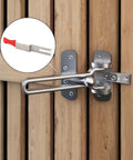 Built Tough Stainless Steel Emergency Access Tool Featuring Universal Door Unlock Design And Non Slip Rubber Grip Sleeve for door access.