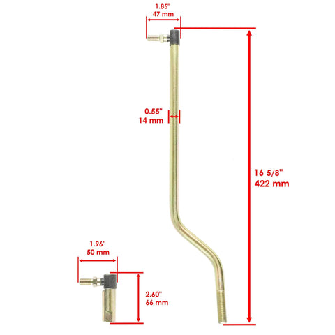 Beefed Up Steering Sector Drag Link Kit For John Deere Tractors D140 D150 D155 D160 D170 Direct Fit Replacement Includes Left And Right Drag Links Gear Plate Pinion And Bushings, 16 5/8 in