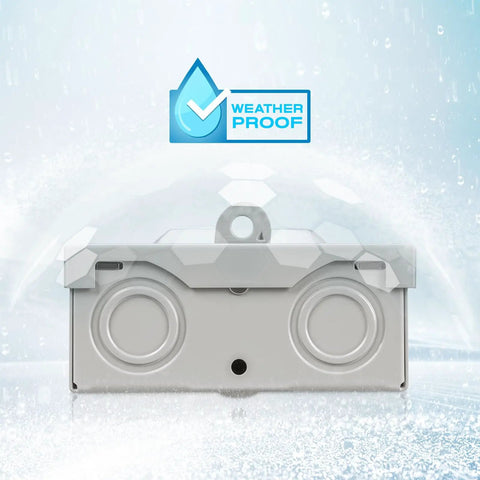 Outdoor AC Disconnect Box 30 Amp 120/240V 2 Pole 1 Phase Waterproof Metal Enclosure With Pull Out Switch NonFused UL Listed