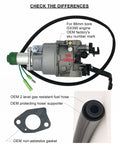 Gas Generator Carb Kit P27-1D OEM For Champion Predator Generac 420cc 439cc 459cc GX390 Powered Generators And Clones