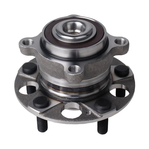 Rear Wheel Bearing And Hub Assembly For Honda Accord 2008 2009 2010 2011 2012 And Acura TSX 2009 2010 2011 2012 2013 2014 With ABS Five Lug Direct Fit Premium Replacement, front view