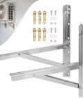 Beefy Stainless Steel Mounting Bracket For 9000 To 36000 BTU Condenser Ductless Mini Split Heat Pump Systems with hardware kit