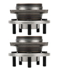 Front Wheel Bearing And Hub Assembly Replacement For Jeep Wrangler 1999 Through 2006 And Cherokee 1999 Through 2001 Two Piece 5 Lug Wheel Hub Set