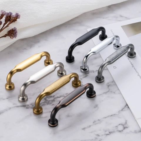Give Your Cabinets A Serious Glow Up With These Heavy Duty 3 Inch Pulls In Smooth Oil Rubbed Bronze, featuring assorted metallic finishes.