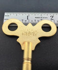 Antique Clock Key N6 Replacement Part Three Point Six Millimeter Solid Brass DIY Clock Assembly Kit with ruler scale