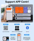 Guide for Two-Way 100W Charging Hub Kit For DJI Avata 2 with app control steps and charging status display